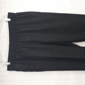 Chico's Black Tencel Twill Cuffed Ankle Pants - NWT